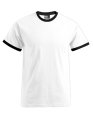 Ringer T-shirt Promodoro 3070 White-Black